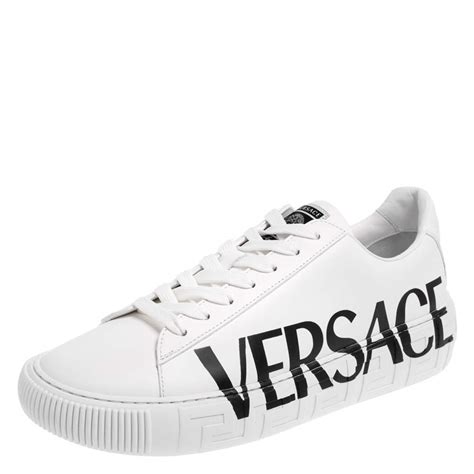 lace-up versace trainers|versace greca shoes.